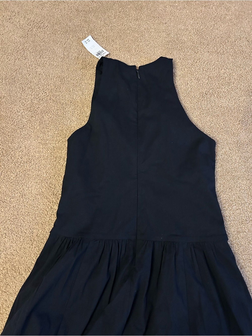 NWT abercrombie high neck drop waist midi dress - Picture 8 of 9